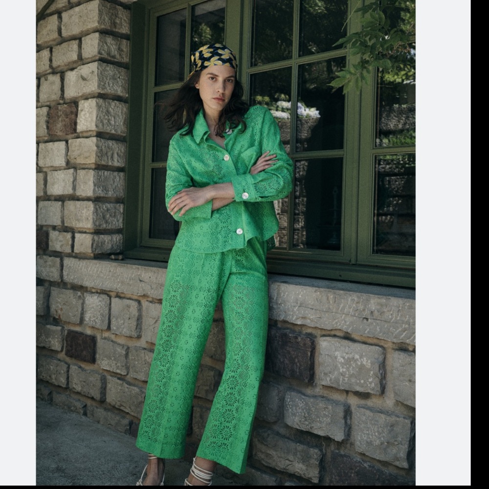 Zara cropped lace pants - Picture 2 of 5